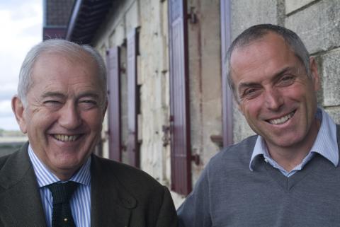 Alfred Tesseron and Jean-Michel Comme with plenty to smile about in 2010